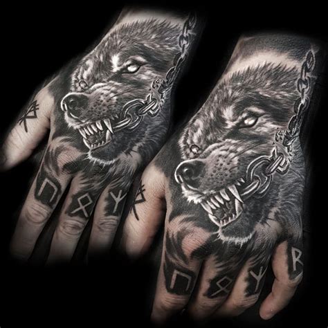 fenrir tattoo|Fenrir Tattoo: Meaning, Ideas And Symbolism